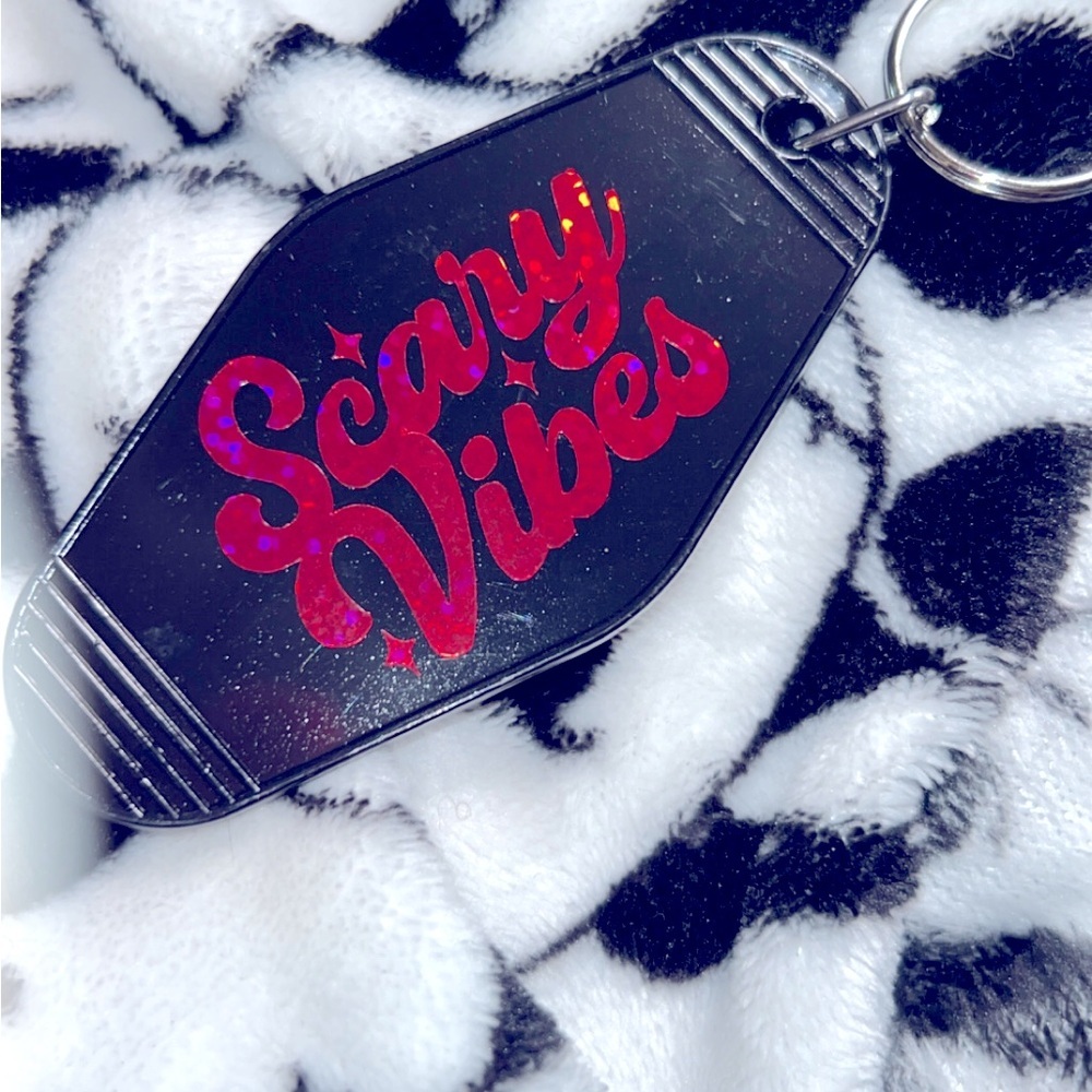 Scary Vibes Keychain